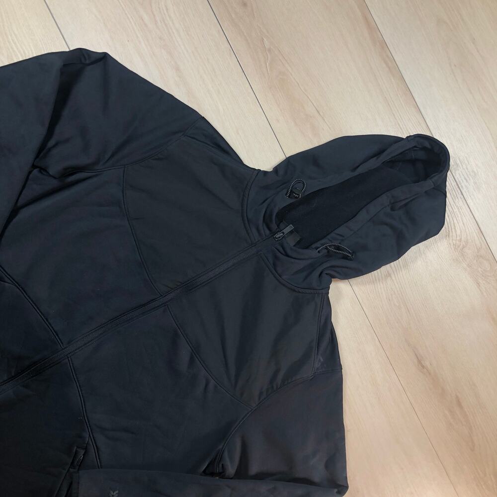 All in Motion Black Full Zip Water Resistant Hooded Jacket Men M [0058]